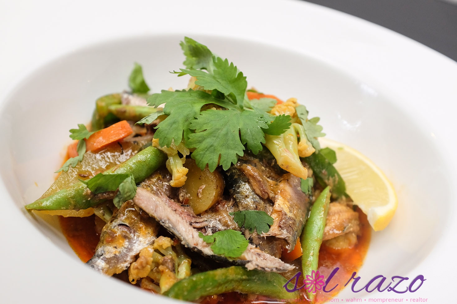 Sardine Vegetable Curry using Spanish sardines Sol Razo